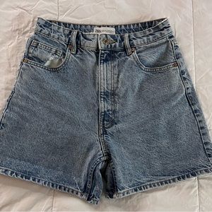 Zara mom shorts